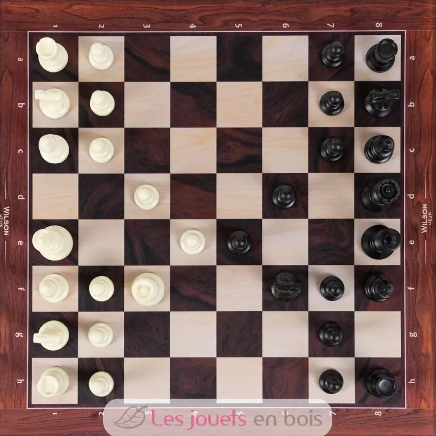 Tapis d'échecs en néoprène 50 cm - Wilson Jeux