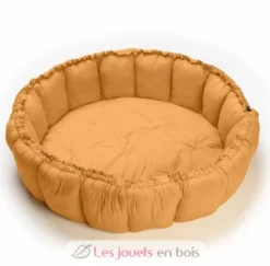 Tapis de jeu bébé coton bio Bloom Mustard - Play and Go