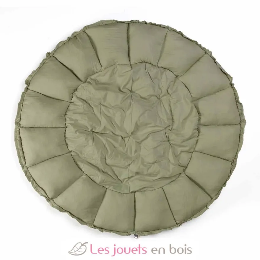 Tapis de jeu bébé coton bio Bloom Meadow Green - Play and Go