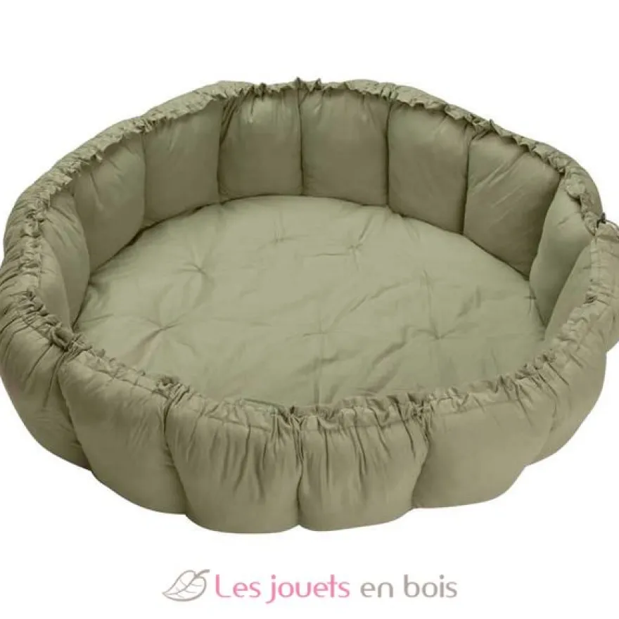 Tapis de jeu bébé coton bio Bloom Meadow Green - Play and Go
