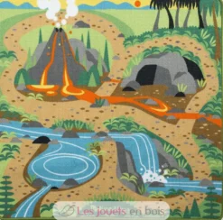 Tapis de jeu décor préhistorique - Melissa & Doug