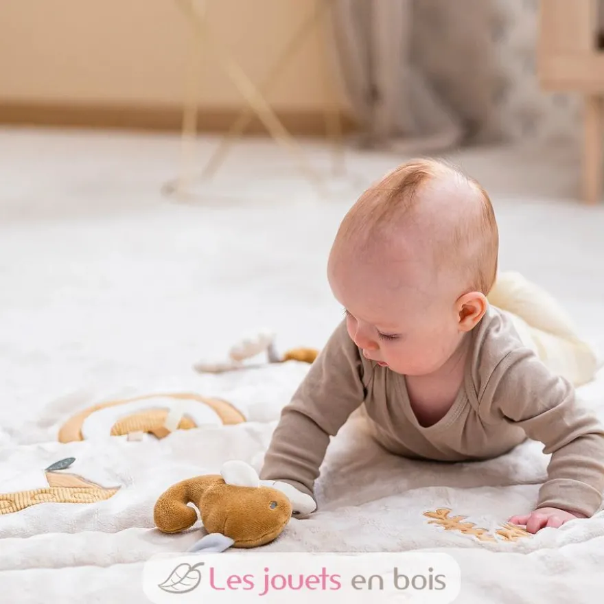 Tapis de jeu rectangulaire Charlie - Nattou
