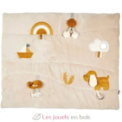 Tapis de jeu rectangulaire Charlie - Nattou