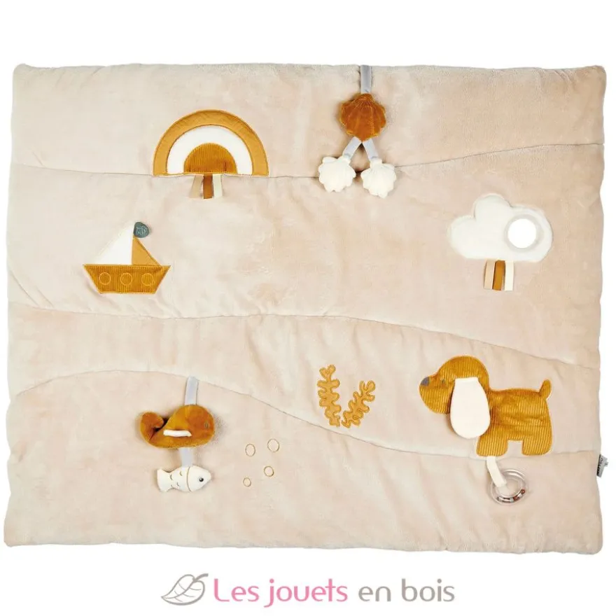Tapis de jeu rectangulaire Charlie - Nattou