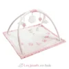 Tapis d'Eveil Musical - Fleurs Roses Mouton & Lapin - Trousselier