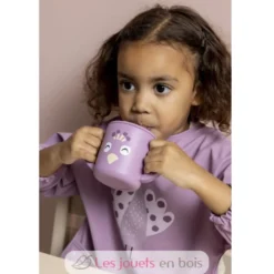 Tasse d'apprentissage en silicone Mrs Peacock - Trixie