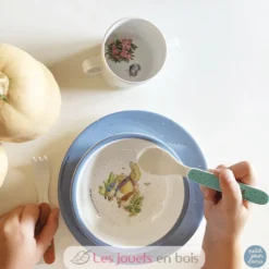 Tasse deux anses avec bec amovible Pierre lapin blanc - Petit Jour
