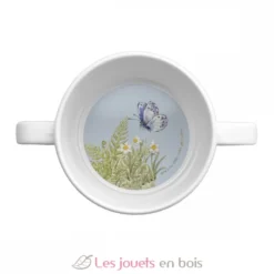 Tasse deux anses avec bec amovible Pierre Lapin blanc - Petit Jour