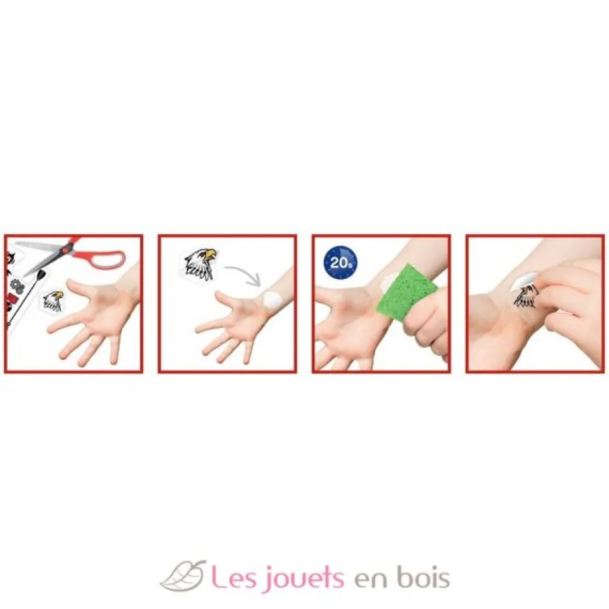 75 Tattoos lavables Rock - Buki France