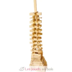 Tecap Classic 200 pièces - Planchettes de construction en bois - Jeujura