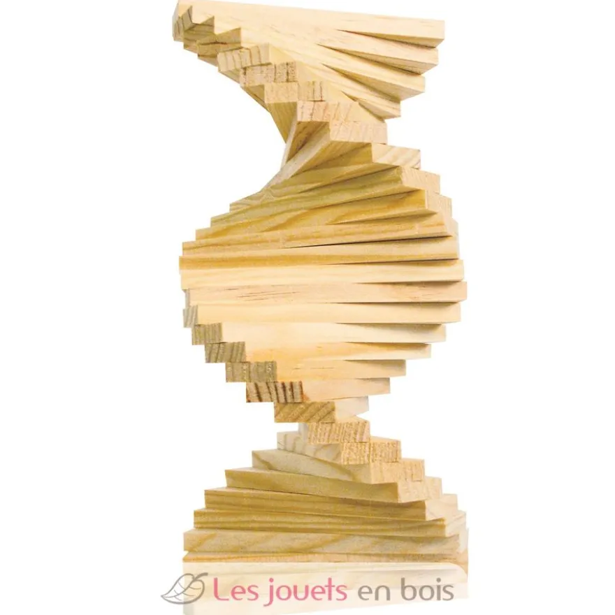 Tecap Classic 200 pièces - Planchettes de construction en bois - Jeujura