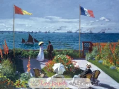 Terrasse à Sainte Adresse de Monet - Puzzle Michèle Wilson