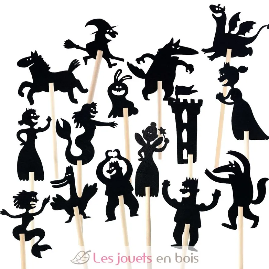 Théâtre des ombres - La petite scène - Bois et feutrine - Vilac