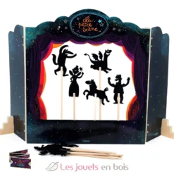 Théâtre des ombres - La petite scène - Bois et feutrine - Vilac