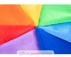 7 tissus organza arc-en-ciel - TickiT