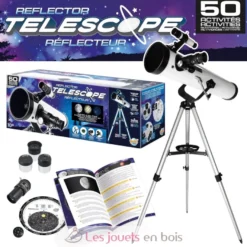 Télescope réflecteur 50 activités - Buki France