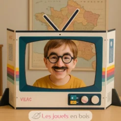 Télévision vintage en bois - Dès 3 ans - Vilac