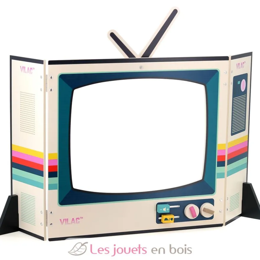 Télévision vintage en bois - Dès 3 ans - Vilac