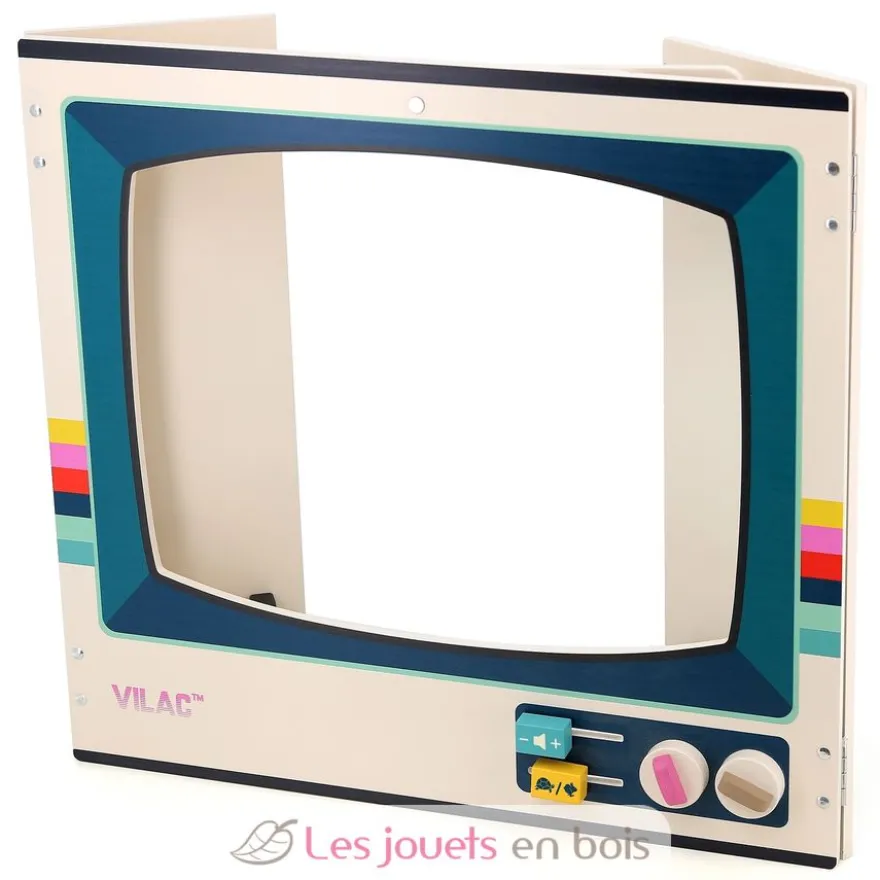 Télévision vintage en bois - Dès 3 ans - Vilac