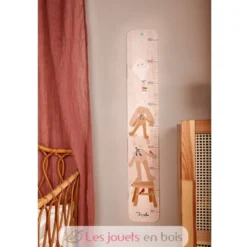 Toise en bois Ours naturel - Fabrication française - Maïlou Tradition