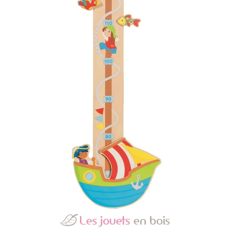 Toise pirates en bois - Goki