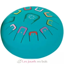 Tongue Drum 11 notes bleu turquoise - Tambú