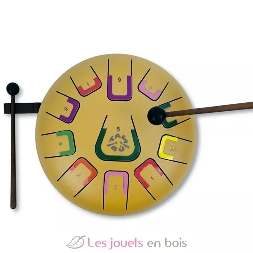 Tongue Drum 11 notes doré - Tambú