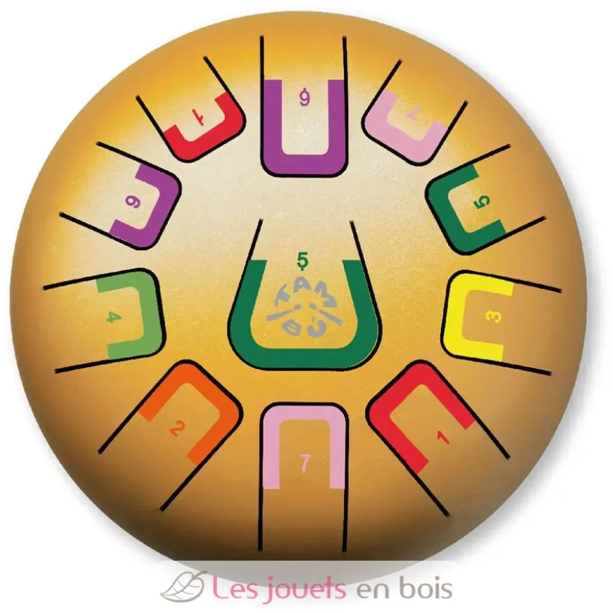 Tongue Drum 11 notes doré - Tambú
