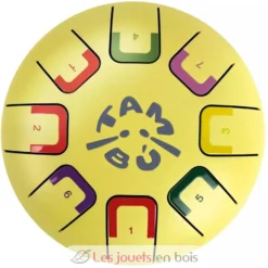 Tongue Drum 8 notes jaune - Tambú