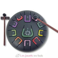 Tongue Drum 11 notes noir - Tambú