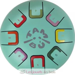 Tongue Drum 8 notes turquoise - Tambú