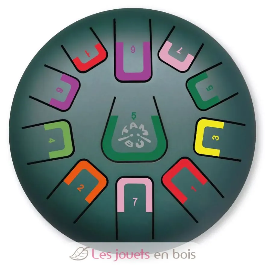 Tongue Drum 11 notes vert - Tambú