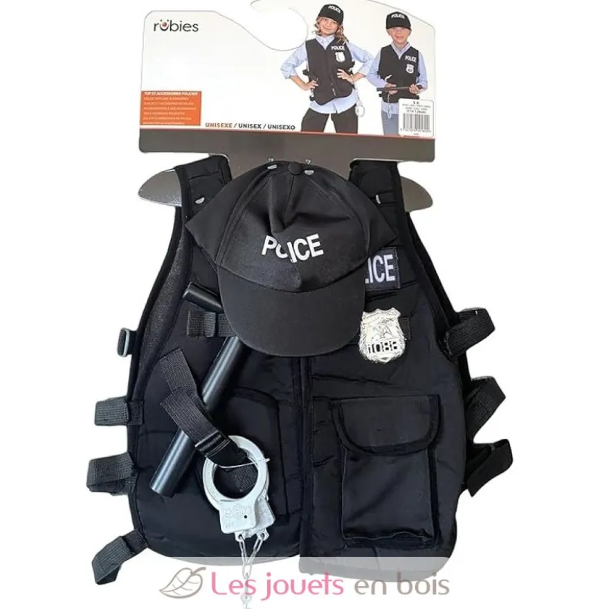 Top et accessoires Policier 5-8 ans - Rubies