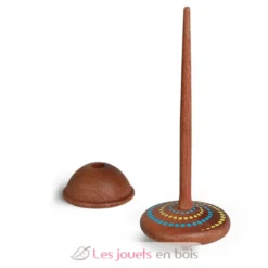 Toupie Baguette magique marron - Solib