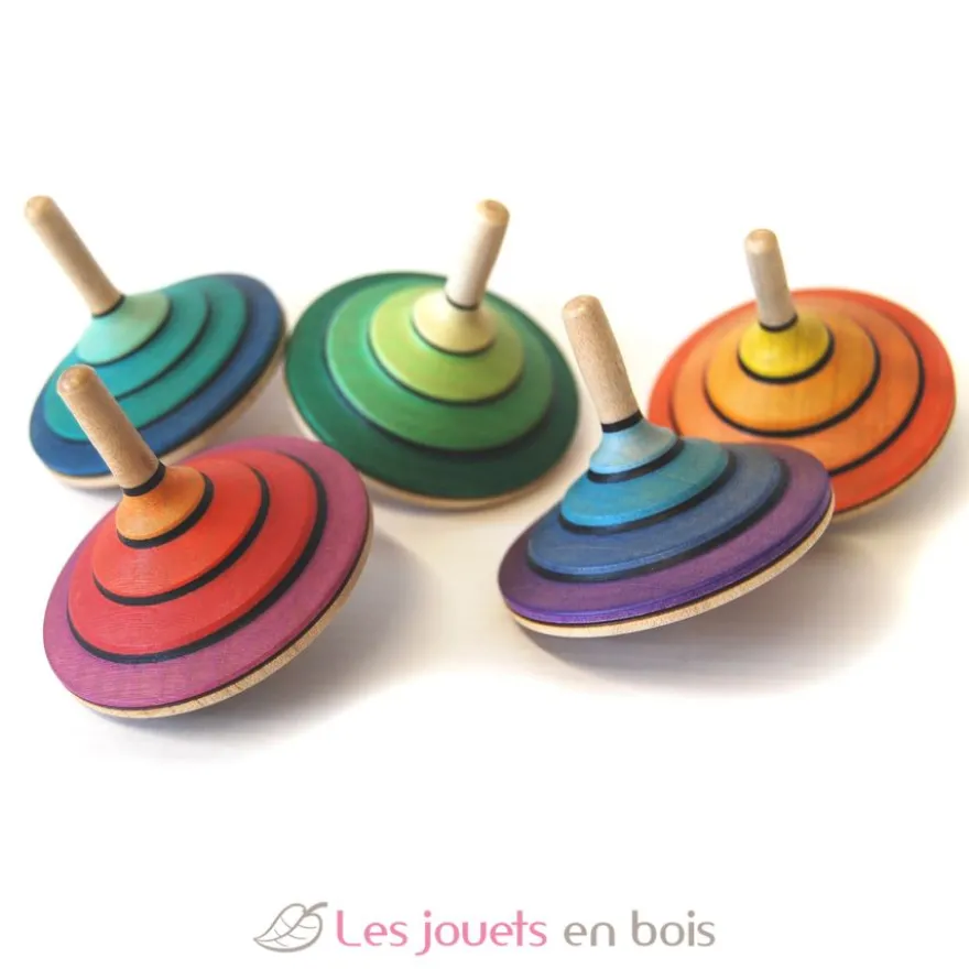 Toupie en bois Flamenco violette 58 mm - Mader