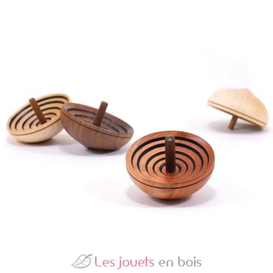 Toupie en bois OVNI naturelle 60 mm - Mader