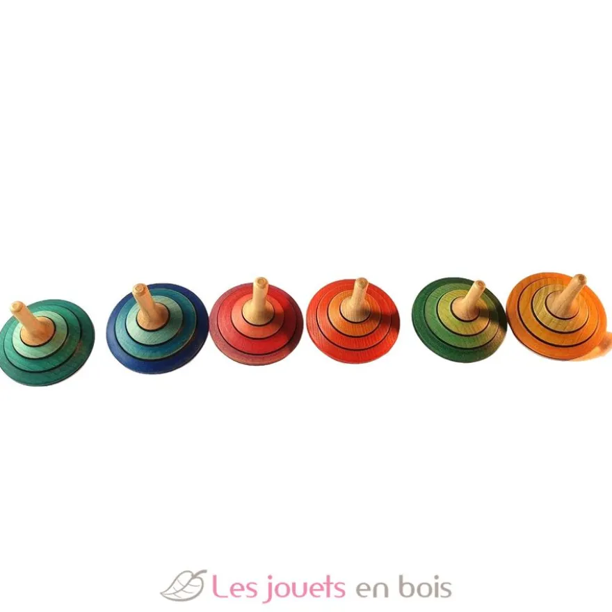 Toupie en bois Tango jaune 45 mm - Mader