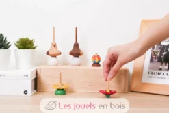Toupie Oiseau beige - Solib