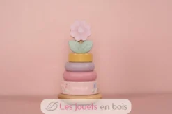 Tour d'anneaux en bois à empiler Fairy Garden - Little Dutch