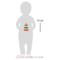 Tour à empiler Move it multicolore Small Foot Compagny