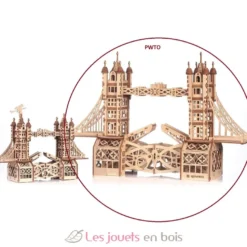 Tower Bridge - Puzzle 3D en bois - Mr. Playwood