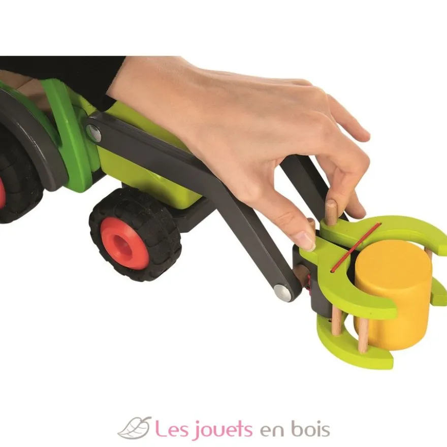 Tracteur avec remorque à foin - Goki
