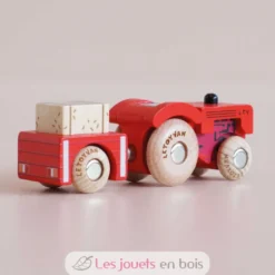 Tracteur en bois Tilly No 34 rouge - Le Toy Van