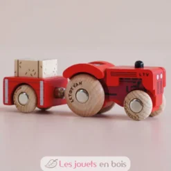 Tracteur en bois Tilly No 34 rouge - Le Toy Van