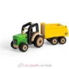 Tracteur et remorque en bois - Bigjigs Toys