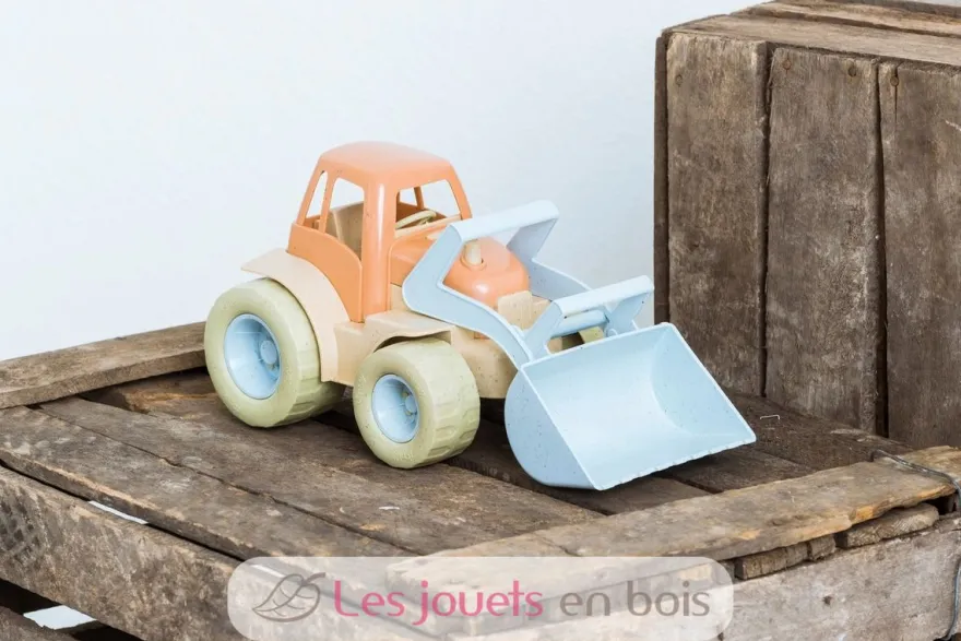 Tracteur pelleteuse en bioplastique - Dantoy