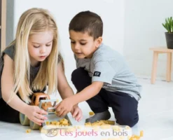 Tracteur pelleteuse en bioplastique - Dantoy