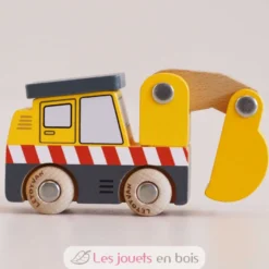 Tractopelle en bois Eddie No 37 jaune - Le Toy Van