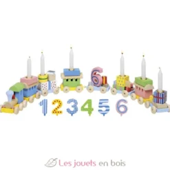 Train anniversaire 14 pcs - Goki