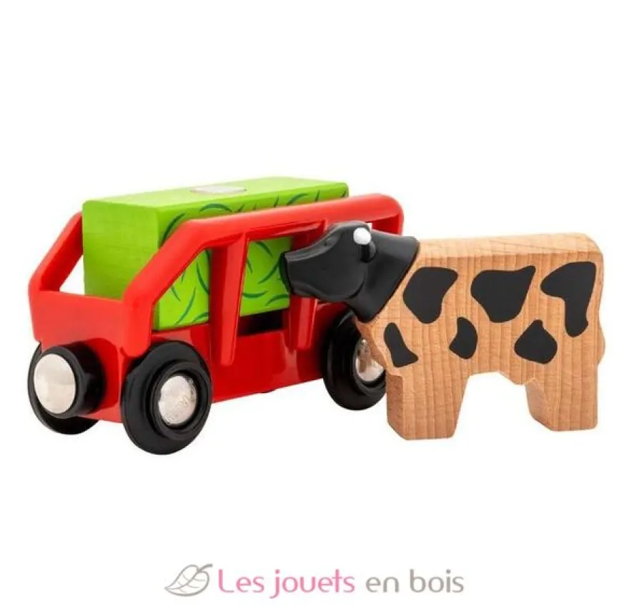 Train de la ferme à pile - Brio